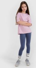 Dziewczęce legginsy dzianinowe 4F 4FJWSS25TTIGF221  - granatowe