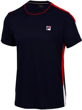 Koszulka dziecięca Fila  T-Shirt Gabriel Boys Navy/Fila Red  152 cm