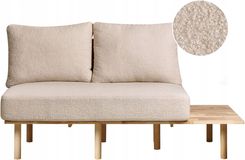Beliani Sofa 2 Osobowa Ze Stolikiem Boucle Beżowa Salo (523318Bel)