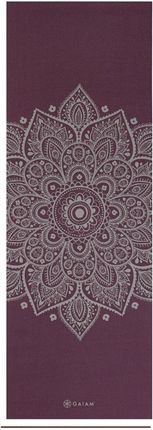 MATA DO JOGI MIDNIGHT PLUM SUNDIAL FLOWER 5MM /GAIAM - zdjęcie 3