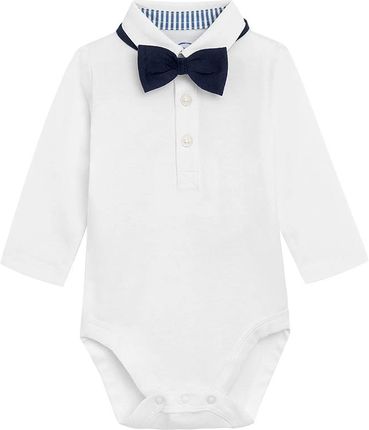 BODY KOSZULOWE Z DŁUGIM RĘKAWEM + MUCHA 74 CM COOL CLUB