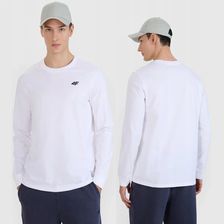 Zdjęcie 4F Koszulka Męska Longsleeve M432 Biała 4Fwmm00Tlonm432 10S - Dynów