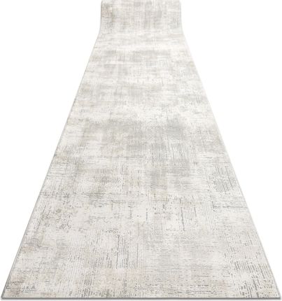 Bestenteppichede Chodnik Nowoczesny Tuls 51231 Vintage Przecierany Kość Słoniowa / Szary 70cm Beżowy 70x740cm