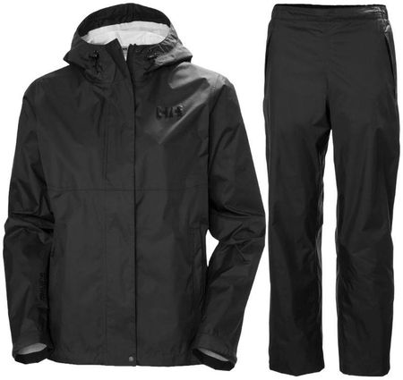 Helly Hansen Loke 2.0, Zestaw Przeciwdeszczowy, Damski, Czarny,