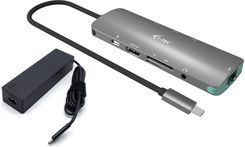 Zdjęcie I-Tec Zestaw Stacja dokująca USB-C Metal Nano 4K HDMI LAN z Power Delivery 100W + Ładowarka 100W (AYITCS000000092) - Sanok