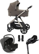 Espiro Only – zestaw 4w1 – z fotelikiem Joie I-Snug 2 i bazą i-Base Encore – 409 Smokey Taupe