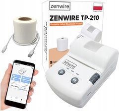 Zdjęcie Zenwire Mini Drukarka Termiczna Do Etykiet Naklejek Zdjęć - Ryn