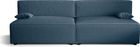 Sofa rozkładana Alvito X2, kolor: niebieski. Materiał: sztruks. Wymiary: szer. 272 cm, wys. 85 cm, dł. 94 cm, , sofa z funkcją spania, sofa rozkładana