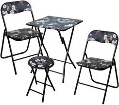 Zdjęcie Patio Meble Campingowe 47649 Flower Czarny - Siedliszcze
