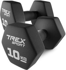 Zdjęcie Trex Sport Zestaw Hantelek Żeliwnych Neoprenowych 2X10Kg Czarne - Gostynin