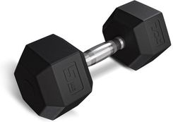 Zdjęcie Trex Sport Hantel Stalowy Gumowany 5Kg Czarne - Czerwieńsk
