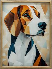 Zdjęcie Geometryczny Pies 70X100Cm Bez Ramy Papier Matowy 230 Gsm - Modliborzyce
