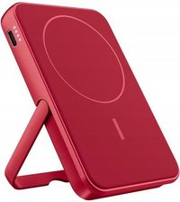 Fresh N Rebel Powerbank Magnet Wireless 5000 Mah 20W Czerwony