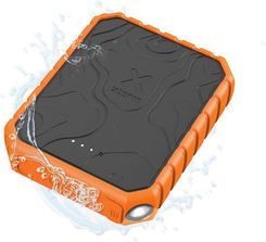 Xtorm Powerbank Z Latarką Rugged Pro 10000Mah 20W 1X Usb C Pd 2X A Qc Kabel Czarno Pomarańczowy