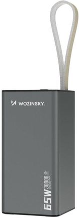 Wozinsky Powerbank K65 65W 30000Mah 2X Usb C 1X A Czarny