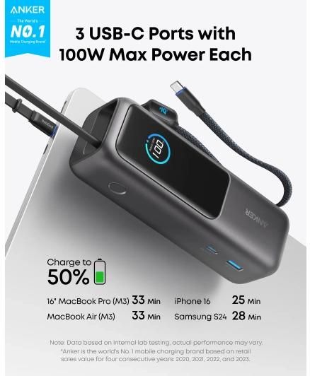Powerbank Anker Zolo 25000mAh Szary - Opinie i ceny na Ceneo.pl