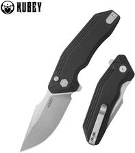 Kubey Knife Nóż Składany Kubey Basilisk Black G10 Stonewashed 14C28N By Damned Designs Ku391A