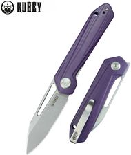 Kubey Knife Nóż Składany Kubey Royal Purple G10 Stonewashed 14C28N By Colin Maisonpierre Ku321U