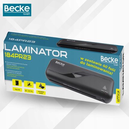 Becke Zestaw Do Laminowania Laminator Papieru A4 Laminarka Na Gorąco - zdjęcie 2