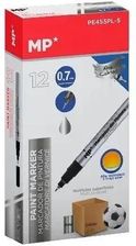 Zdjęcie Mp Main Paper Marker Olejowy 0,7Mm Srebrny (12Szt) - Pniewy
