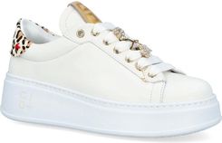 Zdjęcie Sneakersy skórzane premium - GIO+ PIA354A BIAŁE PANTERKA - Kłobuck