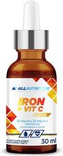 Allnutrition Iron + Vit C Drops, 30 ml -> Wysyłka od 3,99 - odbiór w Żabce