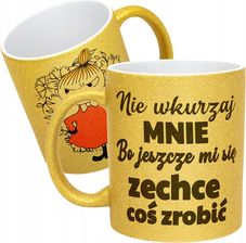 Bullz Złoty Kubek Brokatowy Dzień Kobiet Zabawny Prezent Upominek Dla Kobiety