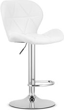 Zdjęcie Hoker WEST - ekoskóra biały / baza chrom regulowany - Ozimek