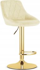 Zdjęcie Hoker KAST - aksamit beż / baza złota - Ujazd