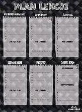 Zdjęcie Plan Lekcji Z Tabliczką Mnożenia A4 Karbon - Nieszawa