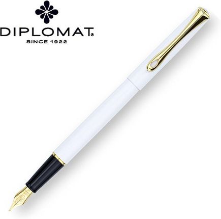 Diplomat Pióro Wieczne Traveller White Gt - zdjęcie 4