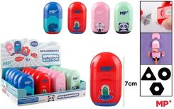 Zdjęcie Mp Main Paper Temperówka Z Pojemnikiem I Gumką 4 Wzory 20Szt. - Gniezno