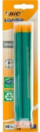 Zdjęcie Dolnośląskie Ołówek Bic Evolution Original 655 Hb Z Gumką 10Szt. Blister - Kościan