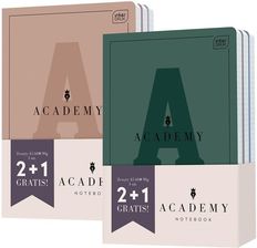 Zdjęcie Interdruk Zeszyt A5 60K Kratka Academy 3Szt. - Puszczykowo