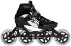 Powerslide 3X Evo Adjustable Inline Speed Skates Dla dzieci (Black - 31-34)