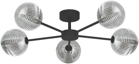 Lampa sufitowa do salonu, pięć okrągłych kloszy K-5717 z serii GRETA