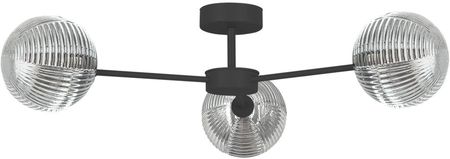 Lampa sufitowa z trzema kloszami do salonu K-5716 z serii GRETA
