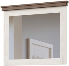 Zdjęcie Helvetia Lustro wiszące Evora 04 białe 71x60cm (5900488586360) - Stryków