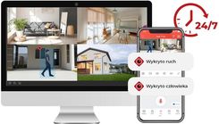 Easycam Zestaw Do Monitoringu Ip 8 Kamer Z Poe Ec-Ip-B5Mp30Dl-W 5Mpx Ir/Led (Z53590B8)