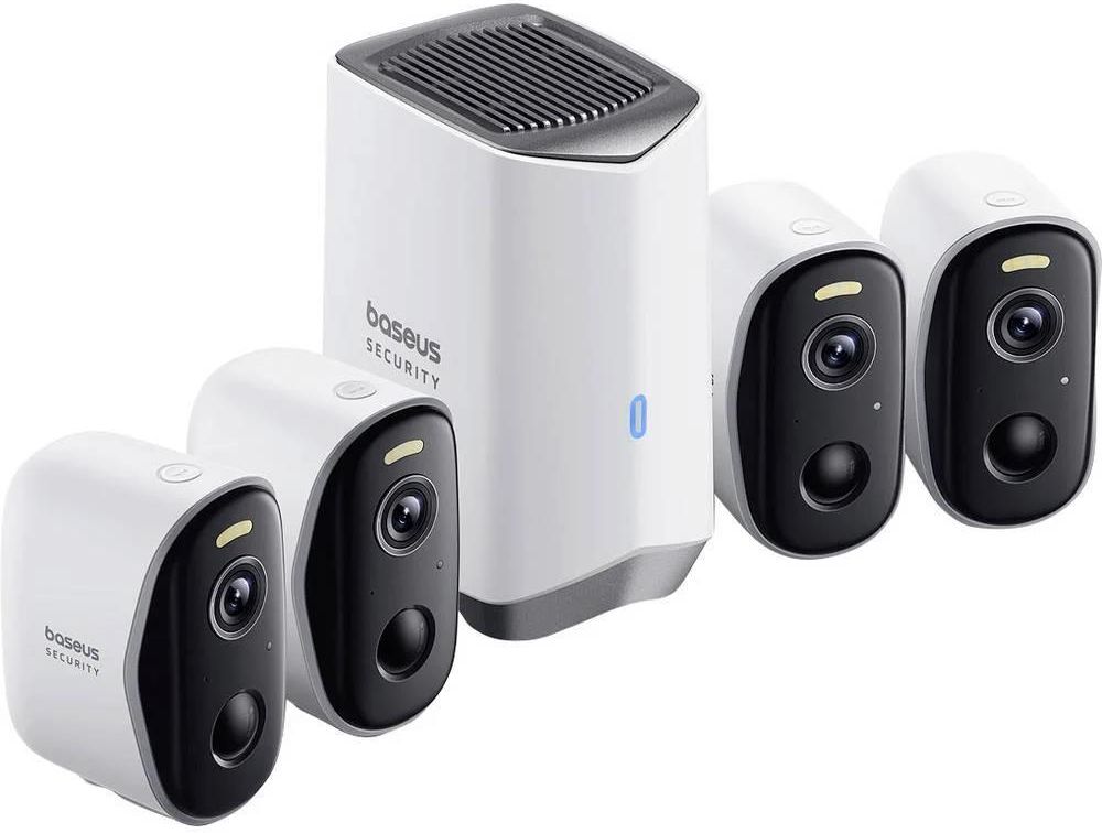 фото IP-камера видеонаблюдения Baseus Security N1 Plus 2K 4-Pack (S0TY012131) 2