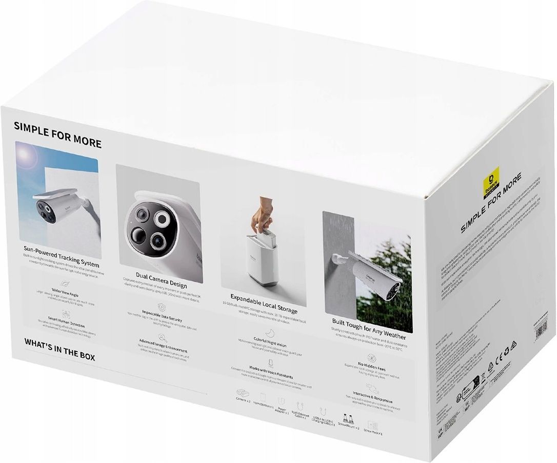 фото IP-камера видеонаблюдения Baseus Security S1 Pro 3K (S0TX002131) 2
