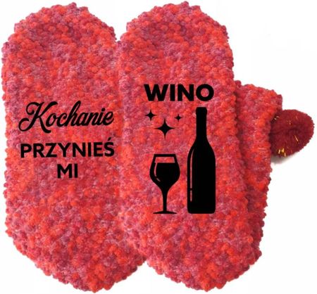 Skarpetki muffinki z nadr. Kochanie przynieś wino