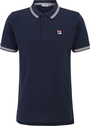 Koszulka męska polo Fila Lubbeek granatowa FAM0898 50004