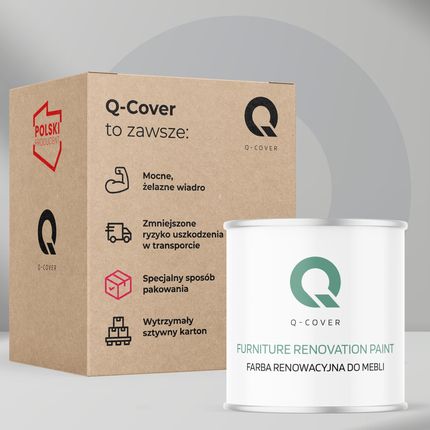 Q-Cover Farba Do Mebli Kuchennych Niebieski Kobaltowy Mat 2,5l - zdjęcie 6