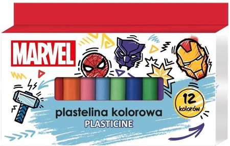Beniamin Plastelina Avengers 12 Kolorów