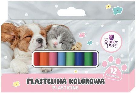 Beniamin Plastelina The Sweet Pets 12 Kolorów