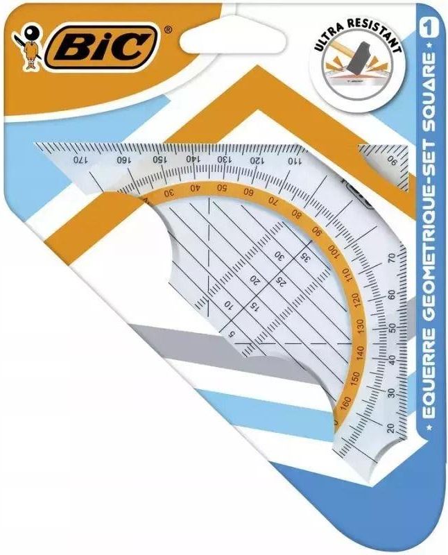 Zdjęcie Bic Ekierka Set Square Blister 45 7Cm. - Ożarów Mazowiecki