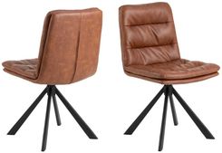 Zdjęcie Actona Krzesło Obrotowe Dean Brązowe Ekoskóra (109687) - Dobrzany