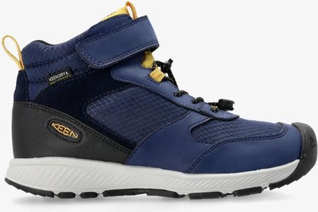 Buty dziecięce Keen Skua Mid WP - naval academy/yolk yellow