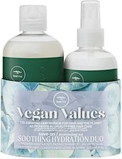 Paul Mitchell Zestaw upominkowy nawilżający do włosów suchych Tea Tree Vegan Values Soothing Hydration Duo + bezpłatny prezent